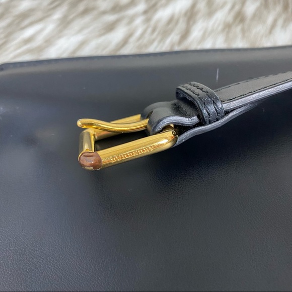 Burberry Black Leather Slim Belt Bag / Mini Bag / Shoulder Bag - Picture 10 of 13